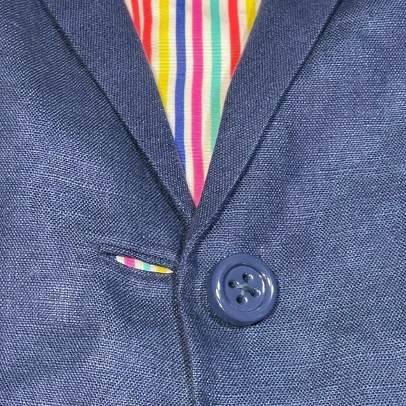 Kate Spade ♠️ Navy Blue Blazer Size 4 NWT - Picture 4 of 6